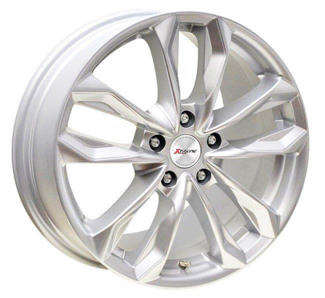 Xtreme SX5 Silver 9x20 5x112 ET57 CB66.6 R14 45mm MB 965 kg