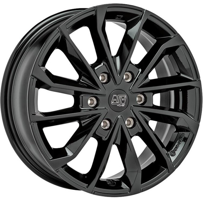 MSW 42 Van Gloss Black 6,5x17 6x120 ET50 CB74,5 60° 1250 kg