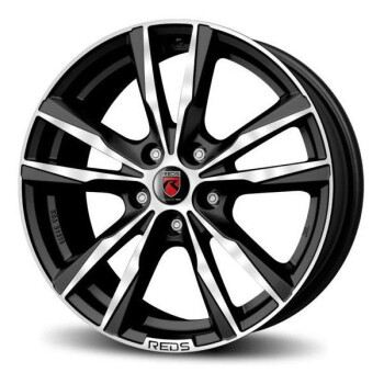 Reds K2 HD Matt Black polished 7,5x17 5x112 ET45 CB72.3 60° 700 kg