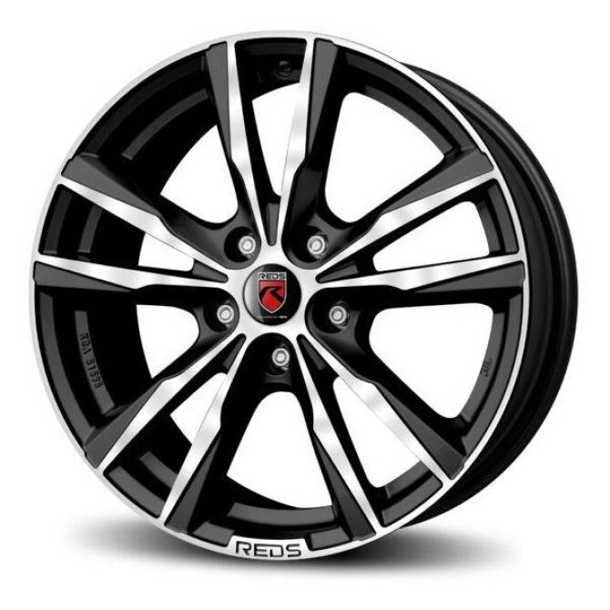 Reds K2 HD Matt Black polished 7,5x17 5x112 ET45 CB72.3 60° 700 kg