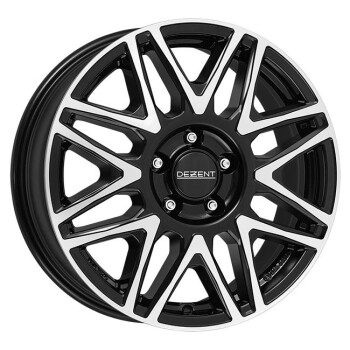 Dezent KH dark Black/polished 6,5x16 5x108 ET47 CB65,1 Flat 1050 kg