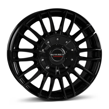 Borbet CW3 black glossy 7,5x17 5x120 ET55 CB65.1 R14 1255 kg