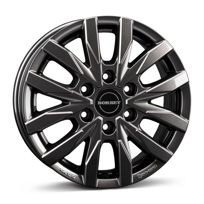 Borbet CW6 mistral anthracite glossy 6,5x16 6x130 ET62 CB84,1 60° 1350 kg