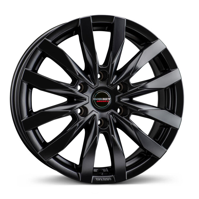Borbet CW6 Black matt 6,5x16 6x130 ET62 CB84.1 60° 1350 kg