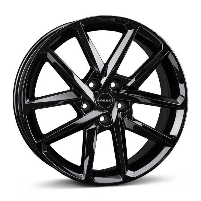 Borbet N black glossy 8x18 5x108 ET50 CB63,4 60° 720 kg