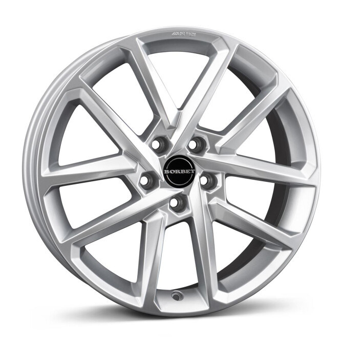 Borbet N Crystal Silver 8x19 5x112 ET39 CB66,6 60° 830 kg