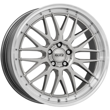 Dotz Bilbao Silver/polished lip 8x18 5x108 ET45 CB70,1 60° 750 kg