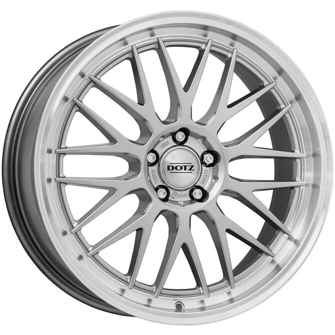 Dotz Bilbao Silver/polished lip 8x17 5x114.3 ET45 CB71,6 60° 715 kg