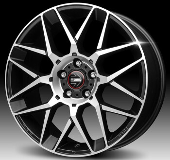 Momo REVENGE EVO 2.0 Matt Black Polished 8x18 5x112 ET35 CB79.6 60° 700 kg
