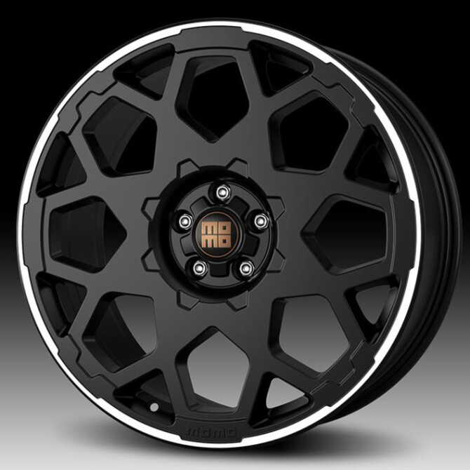 Momo HEAVY DUTY Matt Black Polished 8,5x20 5x120 ET40 CB72,6 60° 1035 kg