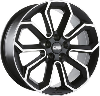 CMS C20 Diamond Black Matt 8x18 5x112 ET35 CB66,6 R13 715 kg
