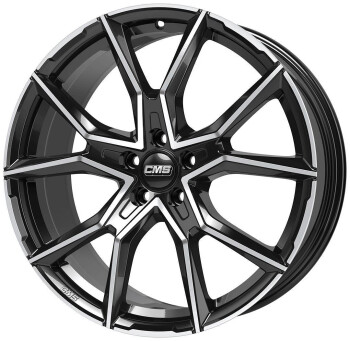 CMS C33 Diamond Black Gloss 8,5x20 5x112 ET30 CB66.6 60° 800 kg