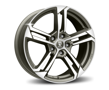 Reds Twist Graphite Matt Polished 7x17 5x114.3 ET42 CB72,3 60° 615 kg