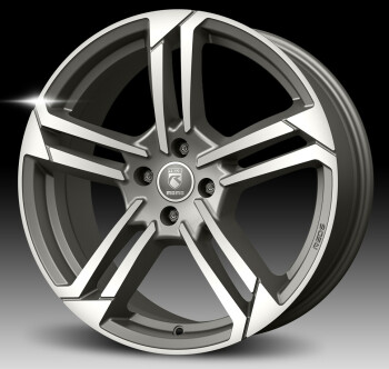 Reds Twist Graphite Matt Polished 4H 7x17 4x108 ET32 CB72,3 60° 615 kg