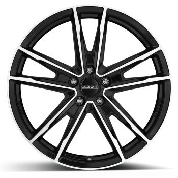 Dezent KF dark Black/polished 6,5x17 5x114.3 ET45 CB60,1 Flat 725 kg