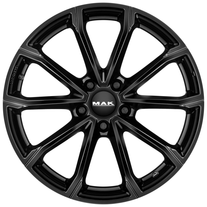 MAK Davinci Gloss Black 7x17 5x112 ET40 CB57,1 R13 810 kg