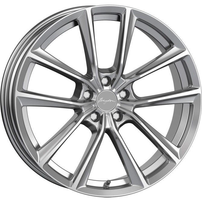 Breyton BR-I Standard Silver 7x18 5x112 ET22 CB66.6 60° 713 kg