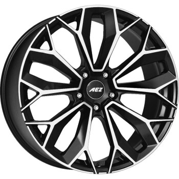 AEZ Leipzig dark Black/polished 9x20 5x112 ET20 CB66,6 R14 1045 kg