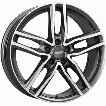 Alutec Ikenu Graphite Polished 6,5x16 5x114.3 ET38 CB70,1 60° 735 kg