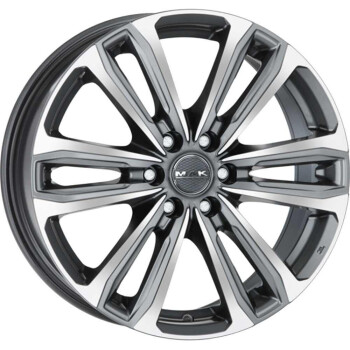 MAK Safari 6 Gun Met-Mirror Face 6,5x17 6x120 ET50 CB74,5 60° 1250 kg