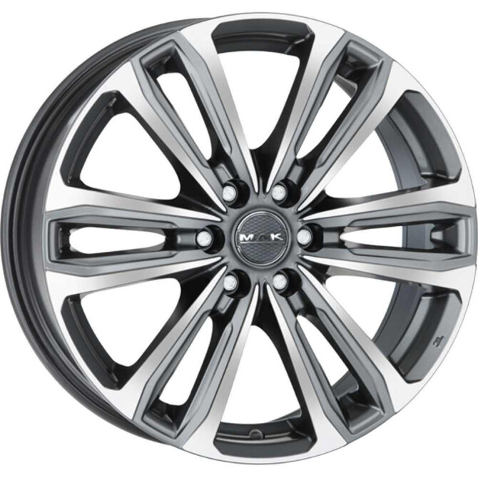 MAK Safari 6 Gun Met-Mirror Face 6,5x17 6x120 ET50 CB74,5 60° 1250 kg