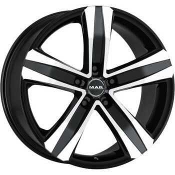 MAK Stone 5 Black Mirror 6,5x16 5x114.3 ET45 CB66.1 60° 1350 kg