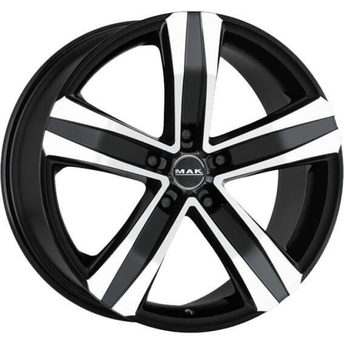 MAK Stone 5 Black Mirror 6,5x16 5x114.3 ET45 CB66.1 60° 1350 kg