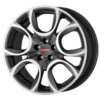 MAK Torino W Gun Met-Mirror Face 6,5x16 4x108 ET32 CB65,1 Flat 550 kg
