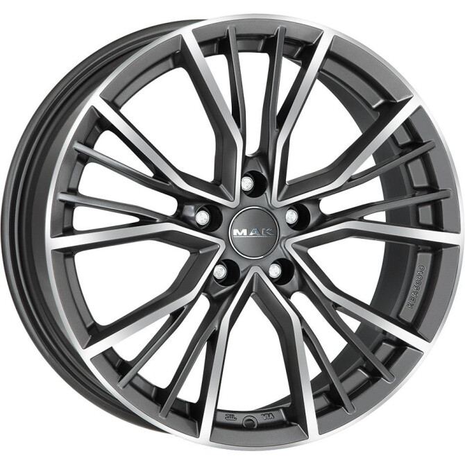 MAK Union Gun Met-Mirror Face 9,5x21 5x112 ET25 CB66,6 R14 950 kg