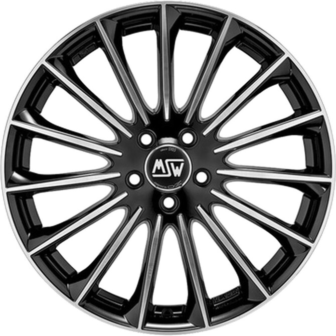 MSW 30 Gloss Black Full Polished 9,5x19 5x112 ET45 CB73.1 60° 760 kg