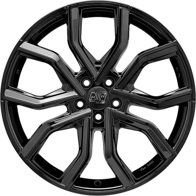 MSW 41 Gloss Black 8,5x20 5x120 ET45 CB72.6 60° 815 kg