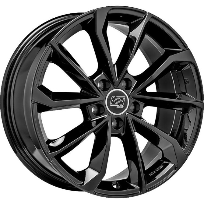 MSW 42 Gloss Black 8x18 5x108 ET45 CB65,1 60° 680 kg