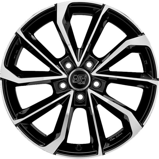 MSW 42 Gloss Black Full Polished 7,5x17 5x120 ET50 CB65,1 R14 815 kg