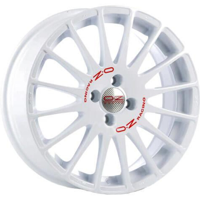 OZ Racing Superturismo WRC Race White Red Lettering 7x16 4x108 ET25 CB65,1 60° 635 kg