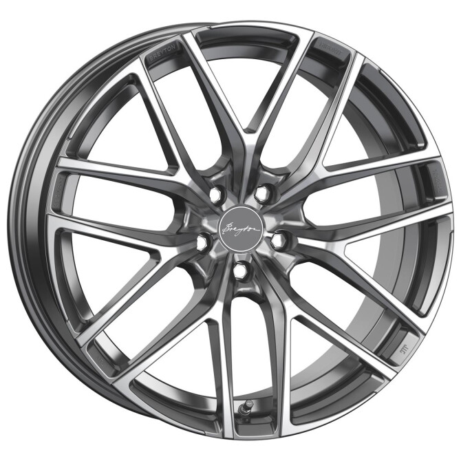 Breyton Hibonit Matt Gun Polished Face 10x20 5x112 ET38 CB66,6 60° 750 kg