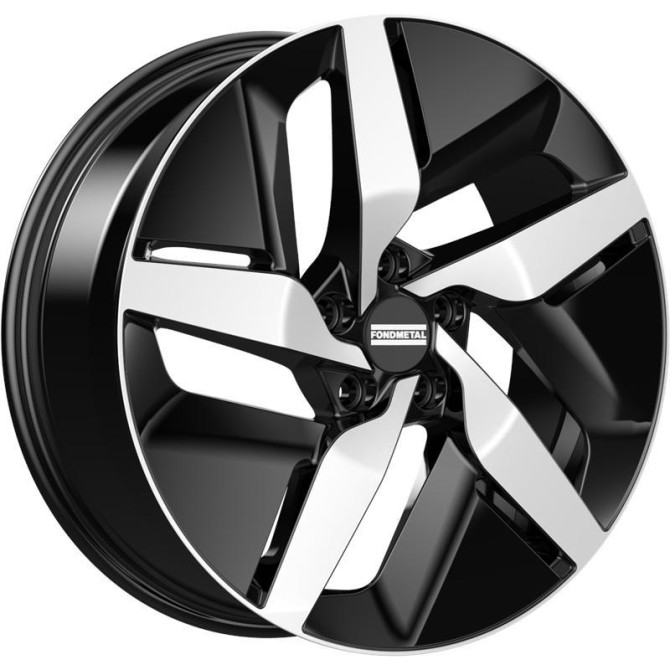 Fondmetal E-Joule Glossy Black Machined 8x20 5x112 ET45 CB66,6 60° 1050 kg