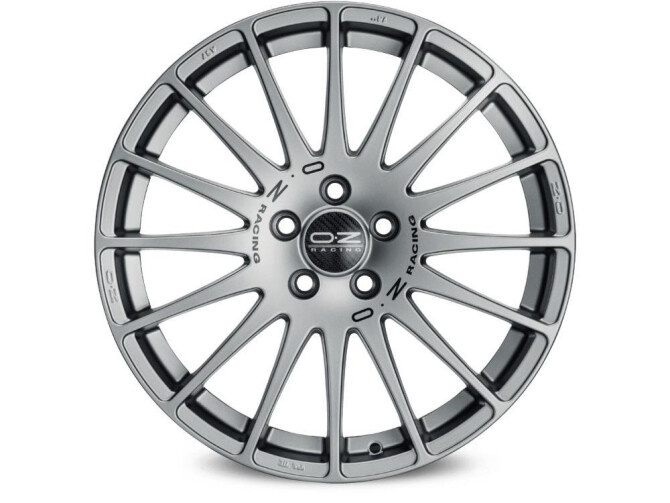 OZ Racing Superturismo GT Grigio Corsa Black Lettering 7,5x17 5x112 ET50 CB75,0 R12 700 kg