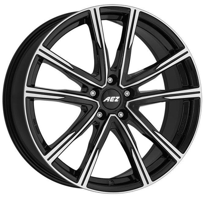 AEZ Montreal dark Black/polished 8x20 5x112 ET39 CB66,6 R14 815 kg