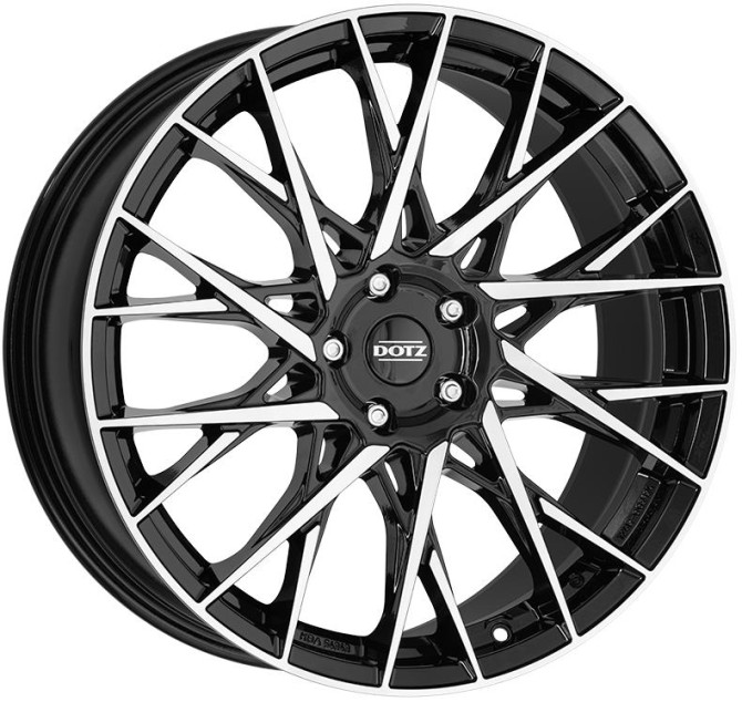 Dotz Fuji dark Black/polished 8x20 5x112 ET40 CB70.1 60° 780 kg
