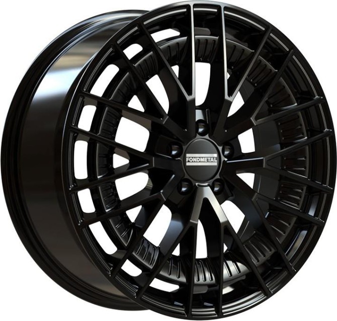 Fondmetal Kari Glossy Black 10x21 5x112 ET19 CB66,6 (Long Bolt) R14 1050 kg