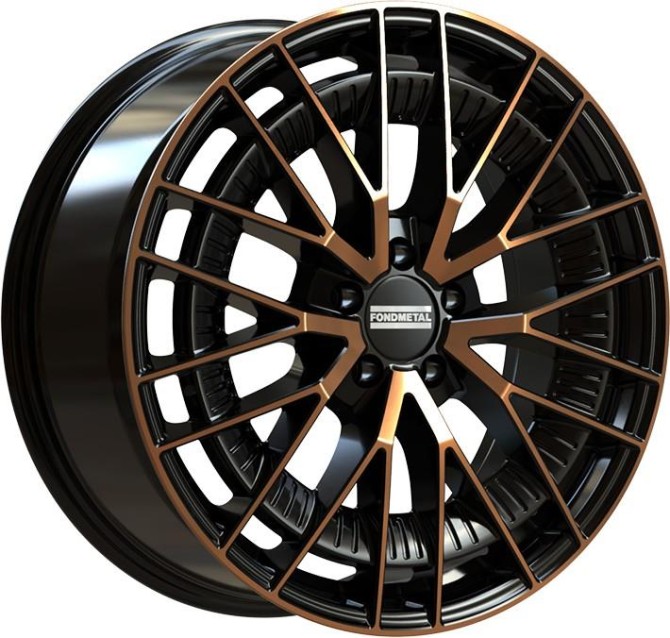 Fondmetal Kari Black Clearcoat Matt Bronze Machined 8x19 5x112 ET45 CB66,6 R14 900 kg