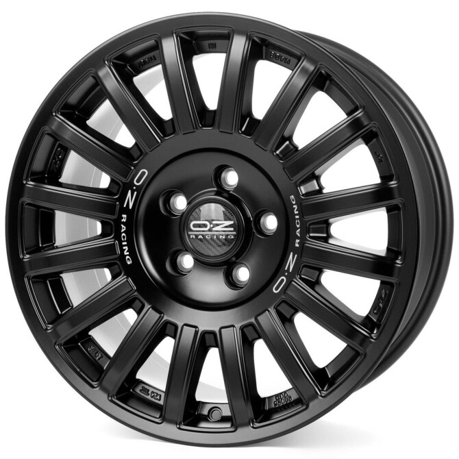 OZ Racing Rally Raid Matt Black Silver Lettering 8x17 5x120 ET37 CB79,0 111 kg
