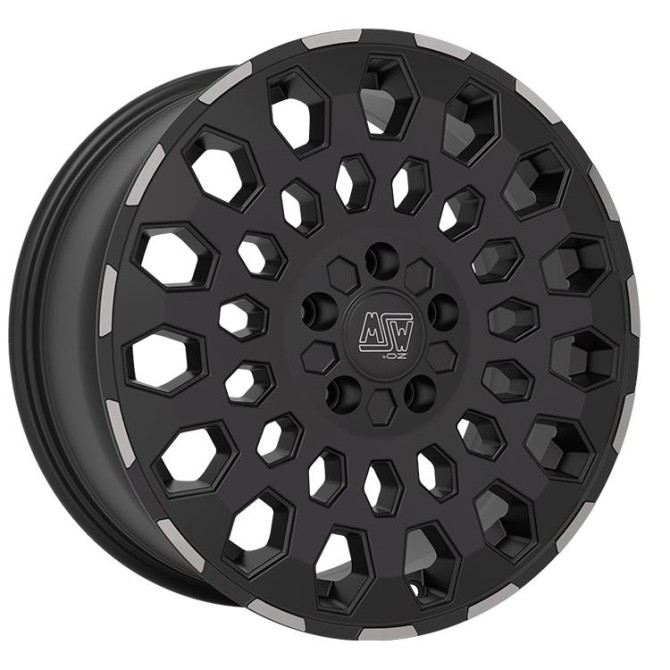 MSW 99 Van Matt Black Lip Polished 8x18 5x108 ET45 CB65,1 60° 1000 kg