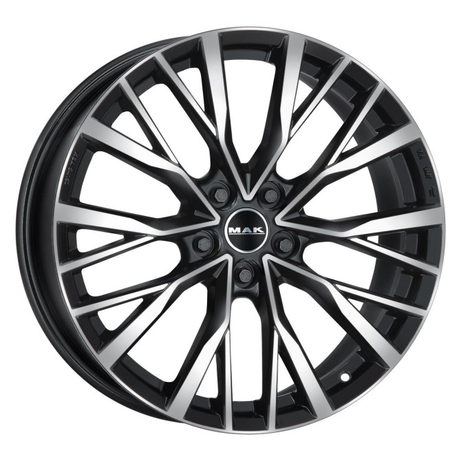 MAK Kent Black Mirror 8,5x20 5x120 ET43 CB72,6 Flat 1050 kg