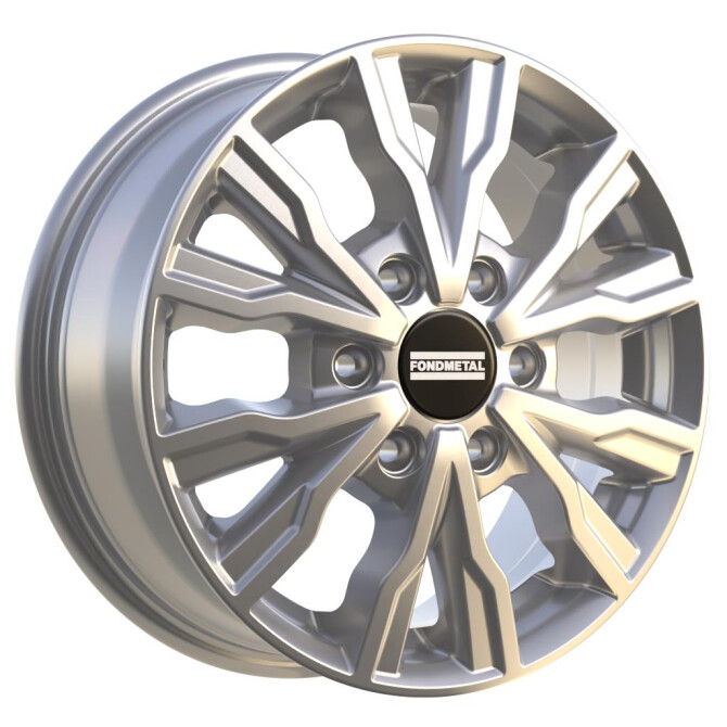 Fondmetal PRO2 Glossy Silver 7x17 6x120 ET48 CB74,5 60° 1250 kg