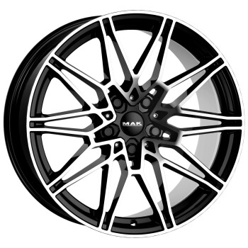 MAK Koenig-D Black Mirror 10,5x20 5x112 ET43 CB66,6 60° 900 kg