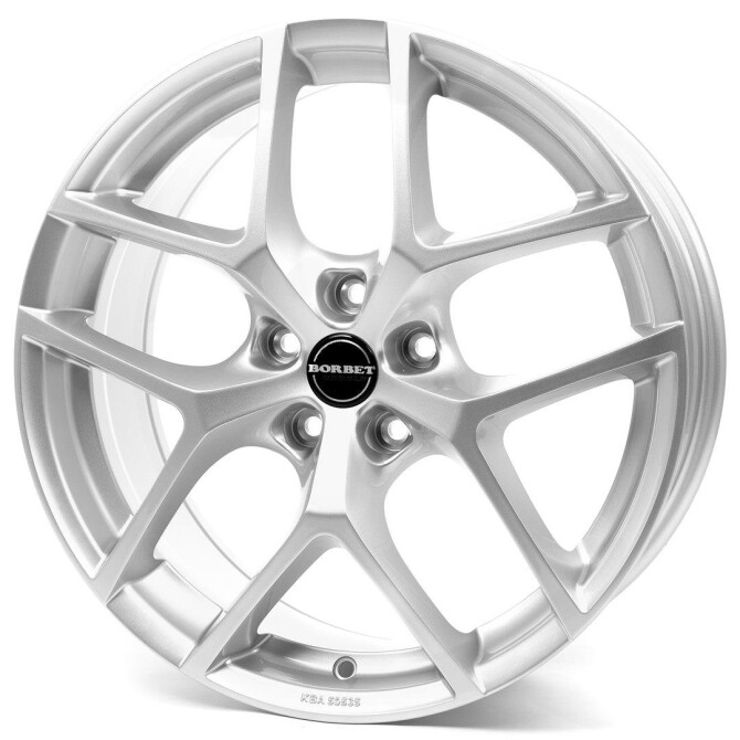 Borbet Y Crystal Silver 6,5x16 5x114.3 ET40 CB72,6 60° 650 kg