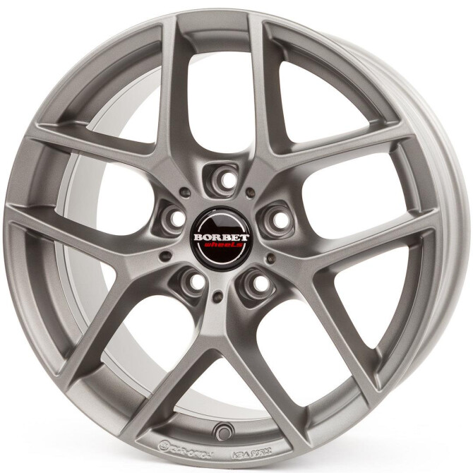 Borbet Y titan matt 8,5x18 5x112 ET40 CB66,6 60° 900 kg